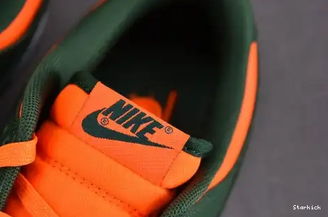 DD1391-300 Low Dunk Hurricanes Miami Nike 0706